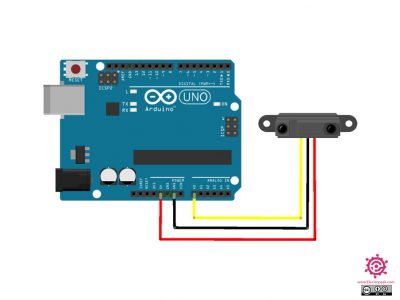 Interfacing GP2Y0A21YK0F Sharp IR Distance Sensor With Arduino