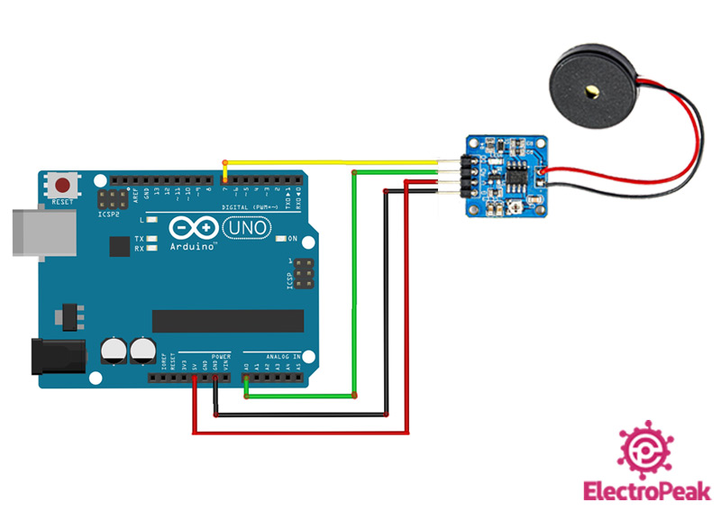 Interfacing Piezoelectric Vibration Sensor with Arduino - Electropeak