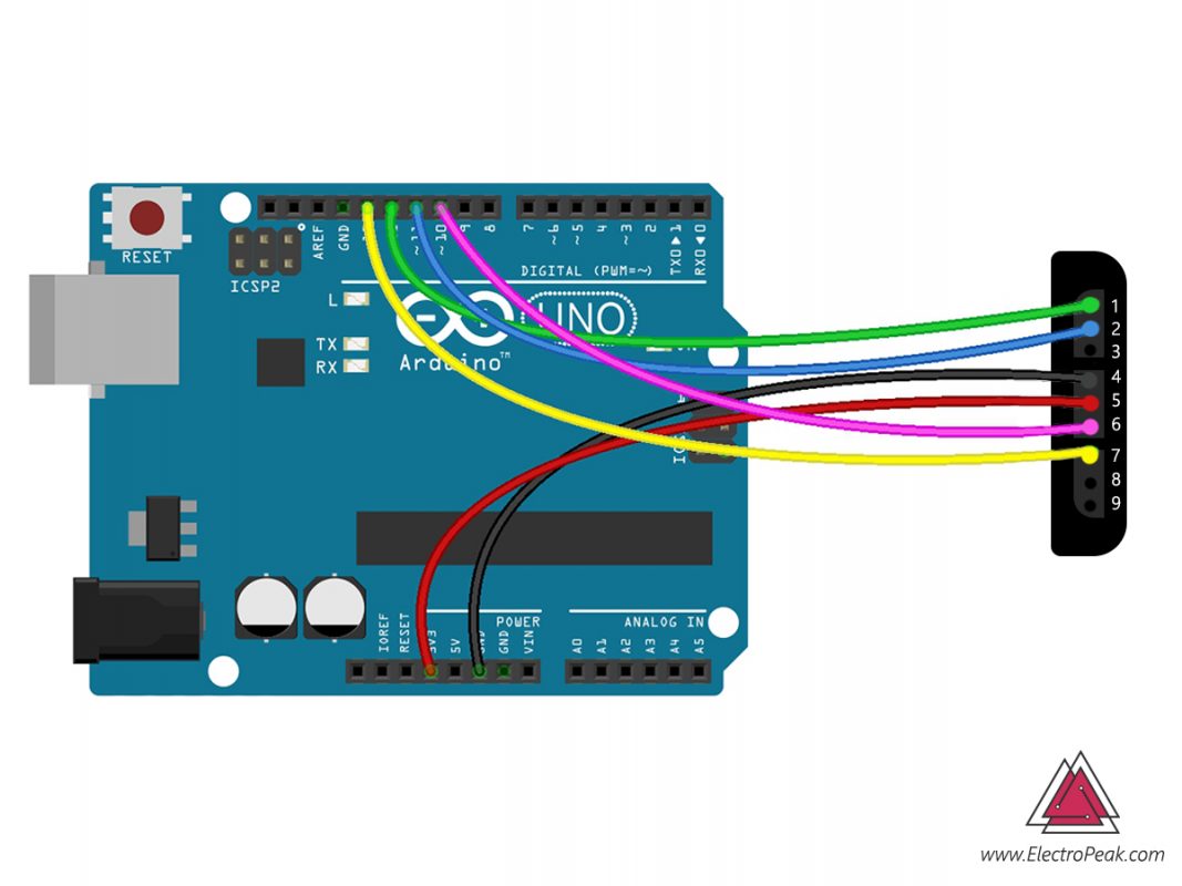 PS2 Arduino connection circuit