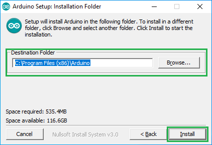 Install Arduino IDE windows step 3