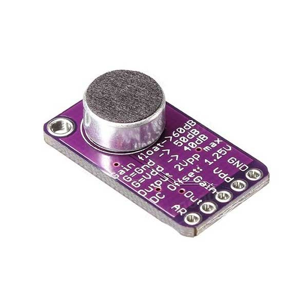 Max9814 Electret Microphone Amplifier Module Agc Auto Gain Control For Arduino-Purple-1 Size