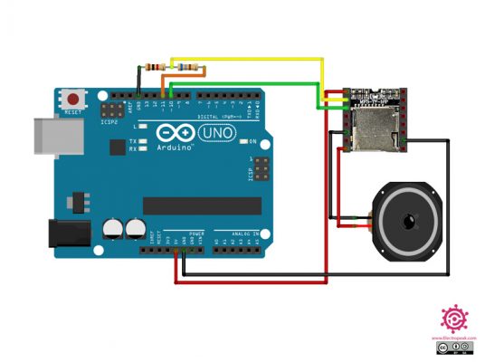 Interfacing DFPlayer MP3 Player with Arduino - ElectroPeak