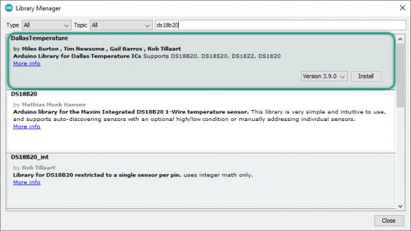Interfacing DS18B20 Temperature Module with Arduino - Electropeak