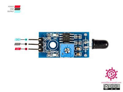 Interfacing IR Flame Sensor with Arduino - Electropeak