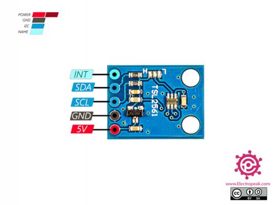 Interfacing TSL2561 Light Sensor with Arduino -Electropeak