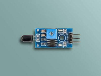 Interface IR Flame Sensor with Arduino