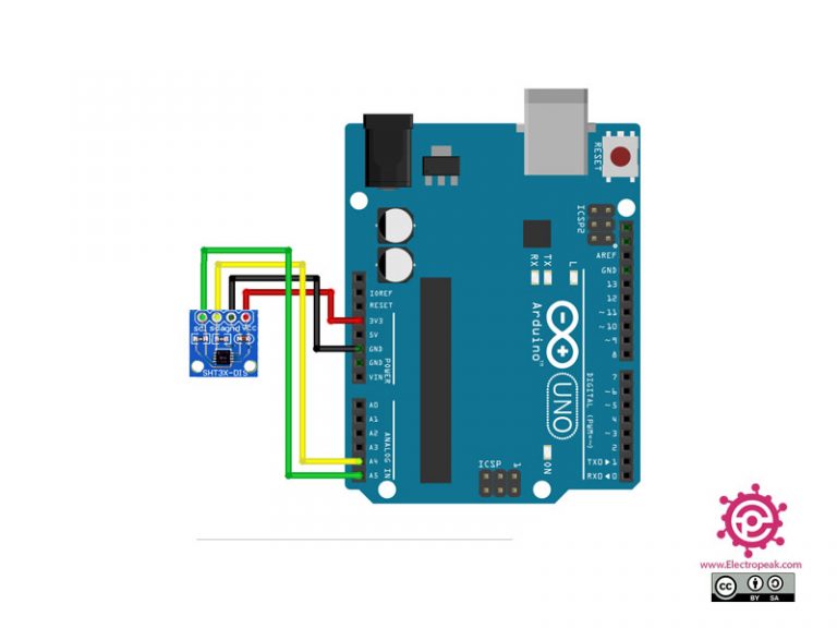 Interfacing SHT30 Temperature & Humidity Sensor with Arduino