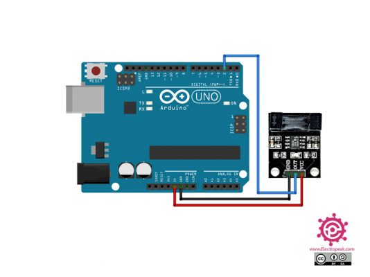 Interfacing LM393 Infrared Speed Sensor with Arduino - Electropeak