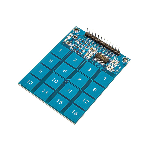 Capteur Tactile Capacitif 16 voies TTP229 Arduino DIY Pi switch bouton 