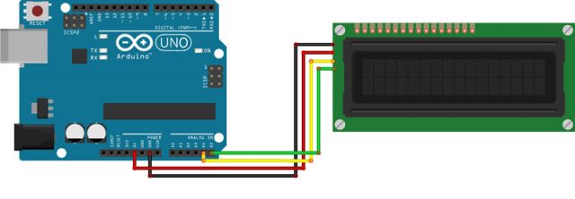16x2 Lcd I2c Schematic