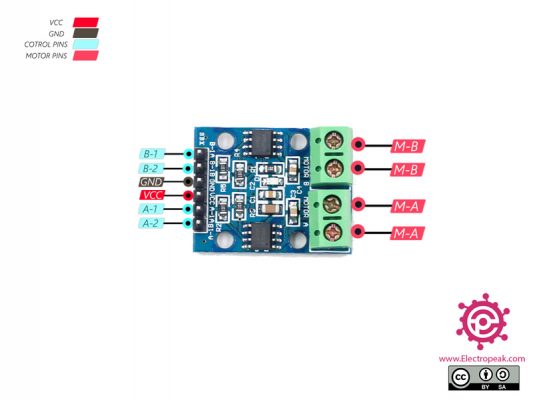 Interfacing L9110 / HG7881 Dual Channel Motor Driver Module With Arduino