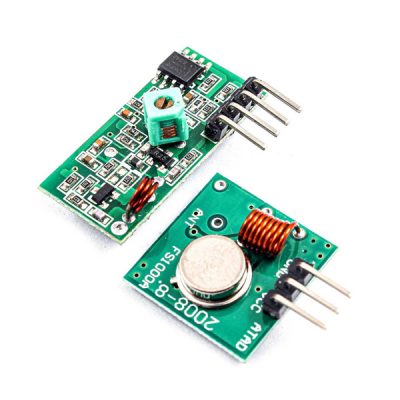 Interfacing 315/433 MHz RF Transmitter-Receiver Module with Arduino