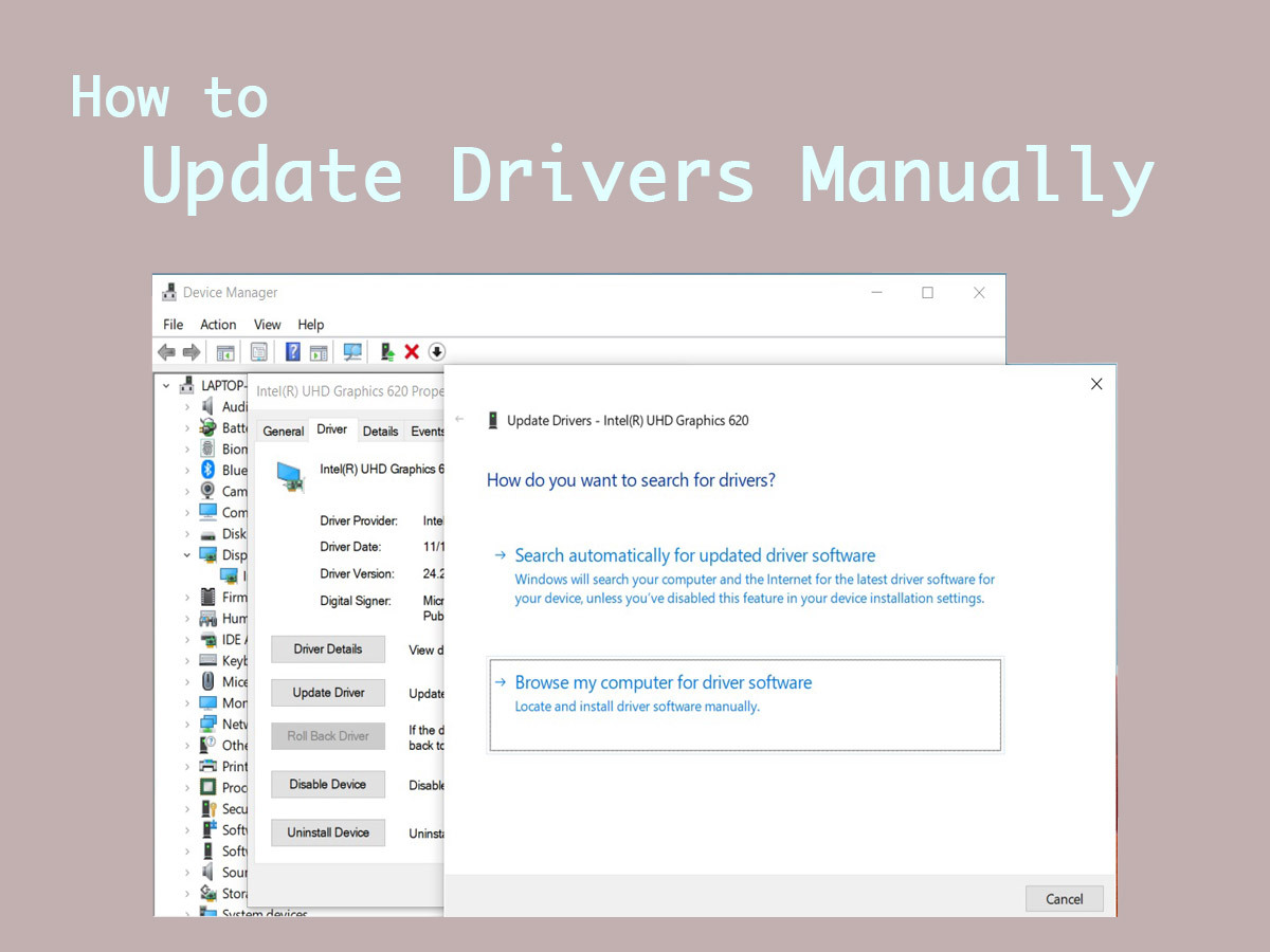 How To Install Drivers On Windows Manually Electropeak