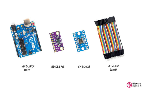 Interfacing ADXL375 Accelerometer Module with Arduino - Electropeak