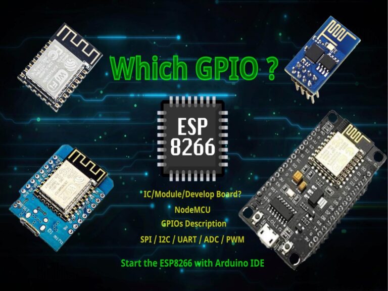 ESP8266 Pinout Reference: How To Use ESP8266 GPIO Pins