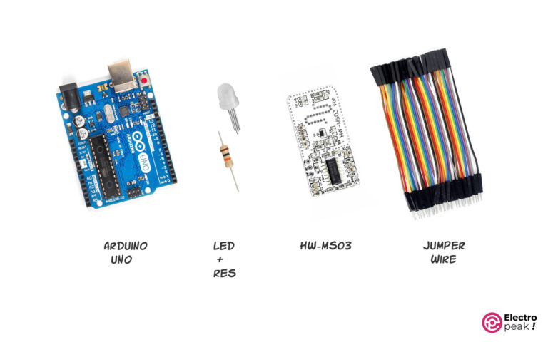 Interfacing HW-MS03 Motion Detection Module with Arduino | Electropeak