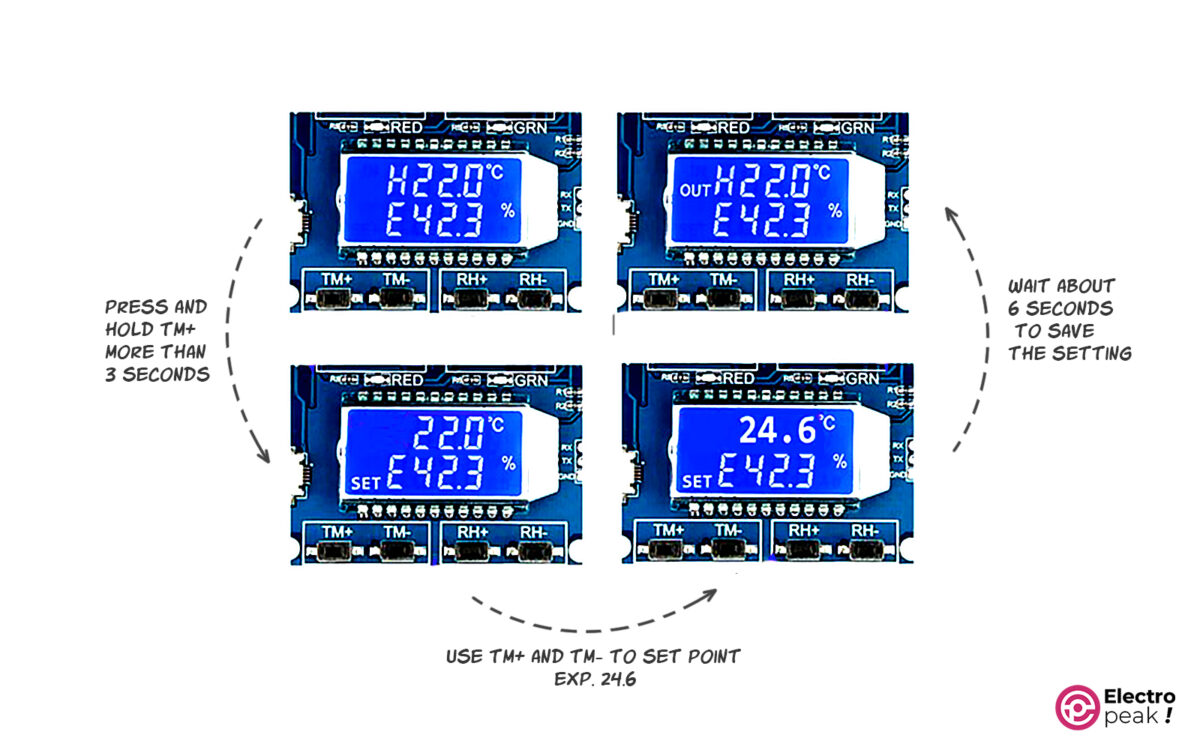 XY-TR01 Thermostat Settings