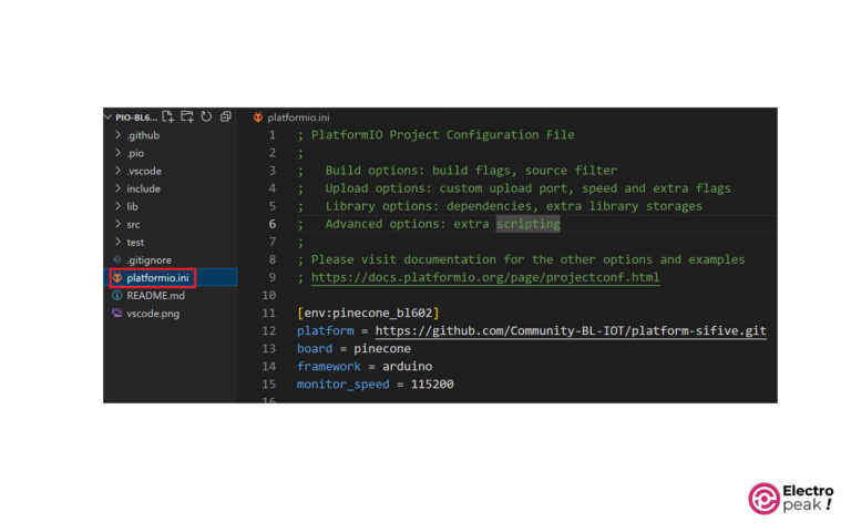 Getting Started with PlatformIO IDE to Program ESP32 - Electropeak