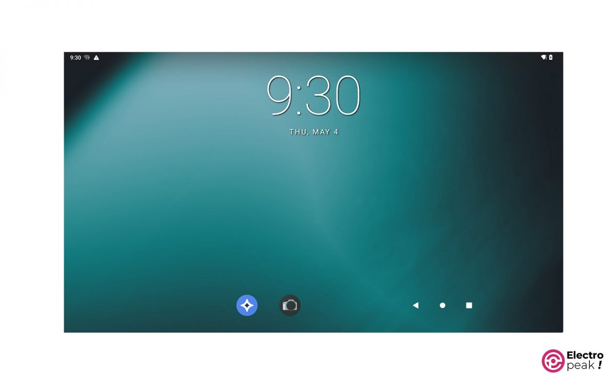 Android on Raspberry Pi home screen