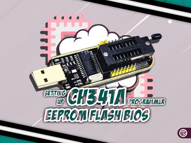How to Flash BIOS using a CH341A Programmer [2 Steps] - Electropeak