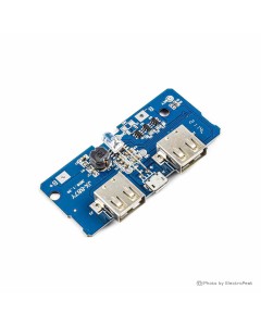 Dual USB Li-ion 18650 Battery Power Bank Charger Module - 5V, 1A-2A