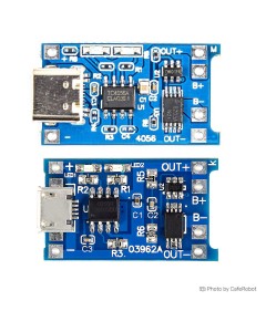 Lithium Battery Charging 5V 1A Module TP4056 with Current Protection