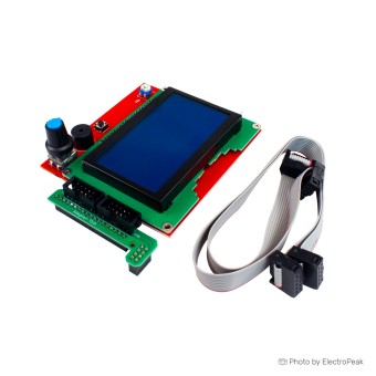 128x64 Full Graphic LCD Smart Controller - RepRap RAMPS Compatible
