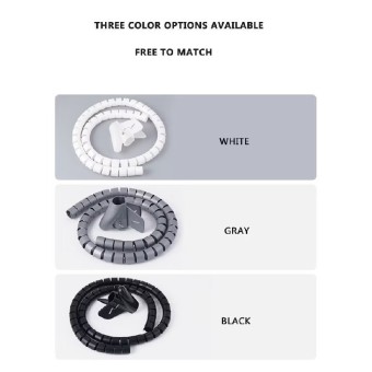 PE Wire Winding Tube Black- 10m