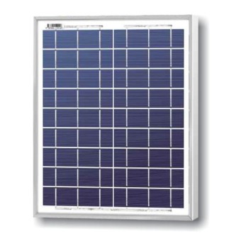 6V 6W Solar Panel with Wiring and Bracket