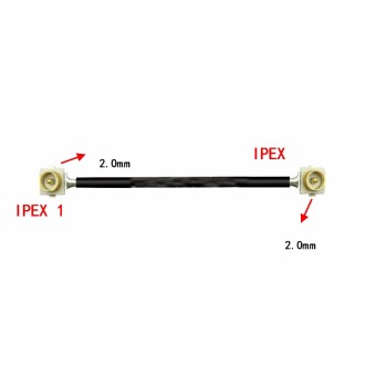 IPX UFL Coaxial Male-Male Antenna Extension Cable