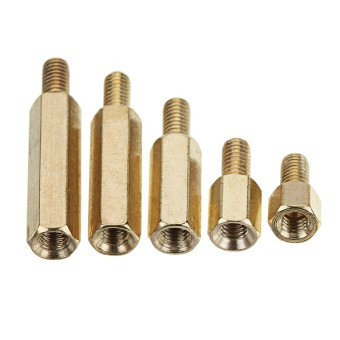 M3 Male-Female Copper Pillar Hex Nut Spacing Screw- 15mm