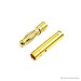 4mm Gold Plated Banana Bullet RC Plug Connector - Male/Female 2 Pairs