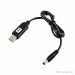 USB 5V to 5.5 mm 9V DC Barrel Jack Power Booster Cable