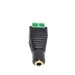 Male/Female AUX to Green Screw Terminal