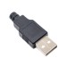 USB 4 Pin Plug (with Plastic Cover)