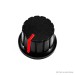 Plastic Potentiometer Knob Cap - 15mmx24mm