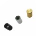 Aluminum Potentiometer Knob Cap - 10mmx15mm (Silver)