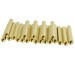 M3 Female Copper Pillar Hex Nut Spacing Screw- 10mm