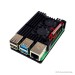 Raspberry Pi 4 Aluminum Metal Case with Dual Cooling Fan