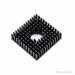 Aluminium Heat Sink - 40x40x11mm (Black)