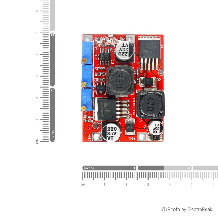 thumbnail image 2 of Texas Instruments LM2596S CC-CV Charge Controller - Voltage Regulator & LED Driver, Constant Current, 1.23-40V 2A 2 of 5