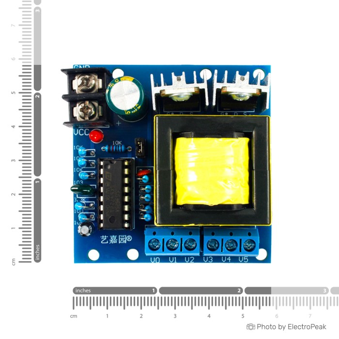 12V A 220V Step UP Modulo Di Alimentazione 35W DC-AC Boost Inverter - Foto 5