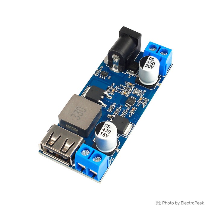 Convertitore DC-DC RAKSTORE 24V/12V A 5V - Step-down Buck Modulo 5A - Foto 1