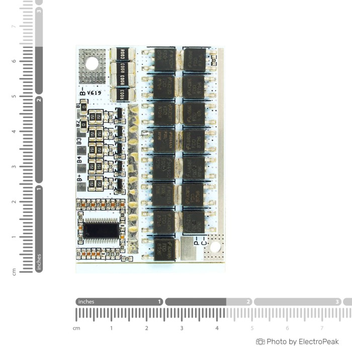 3S/4S/5S 100A 12V BMS Battery Protection Board For LMO Lithium Batteries – Unbranded
