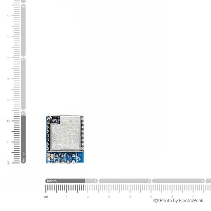 TECNOULAB Lot De 2 Modules LoRa SX1278 Ra-01 433MHz - Transmission Sans Fil Longue Portée, Spread Spectrum Haute Sensibilité