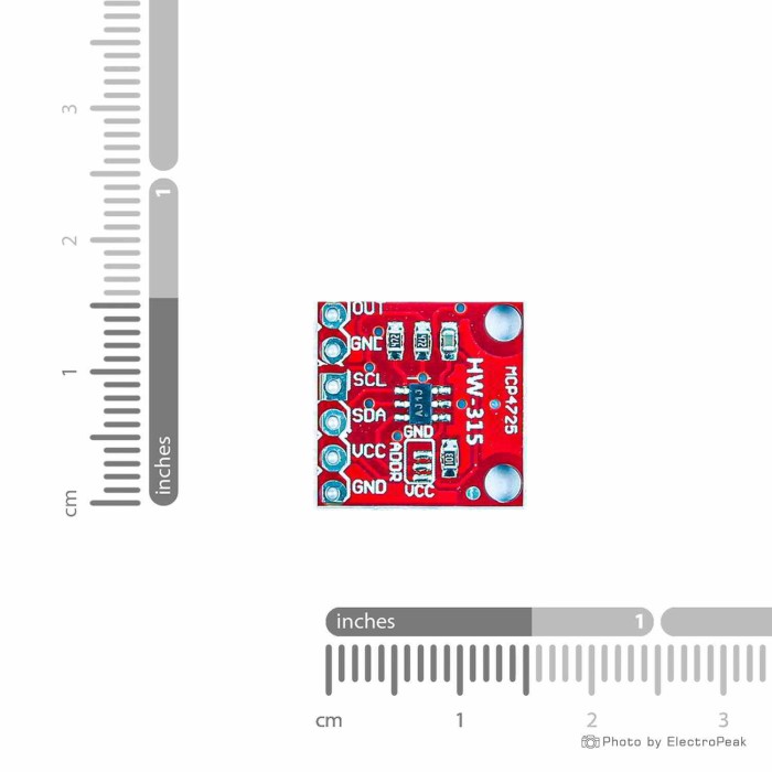 Convertitore DAC MCP4725 12 Bit - Modulo Analogico-digitale Con Memoria EEPROM, Interfaccia I2C - Foto 3