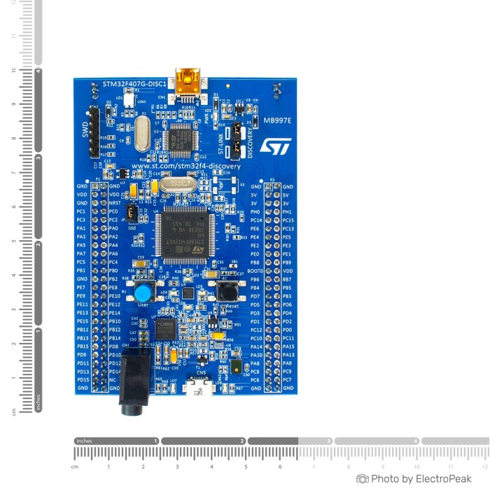 STM32F407G-DISC1 Development Board - STM32F407 32-bit Microcontroller Application Board