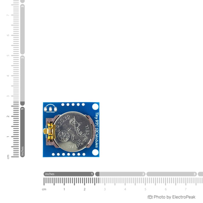 DS1307 I2C Real Time Clock RTC Module ElectroPeak