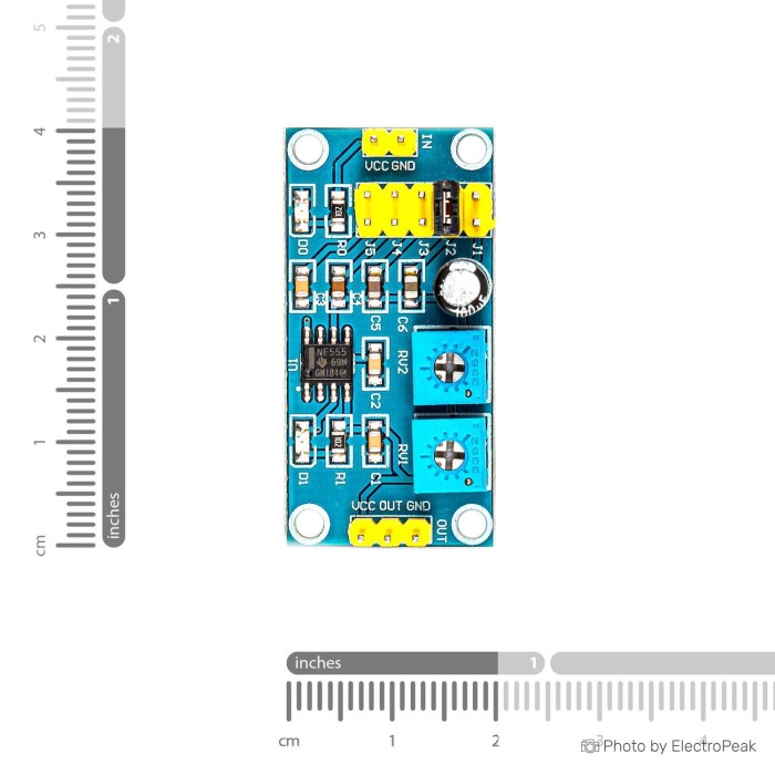 NE555 Timer Breakout & Pulse Generator Module