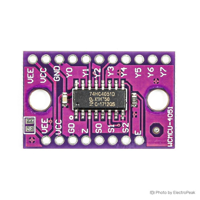 ゆうすけ CJMCU 74HC4051 8-Channel Analog Multiplexer Module